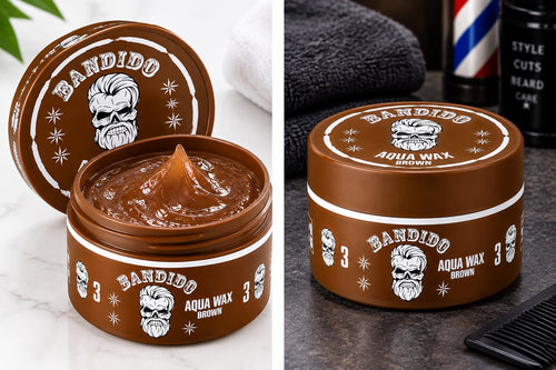Bandido - Cera para el pelo (3 unidades), color marrón