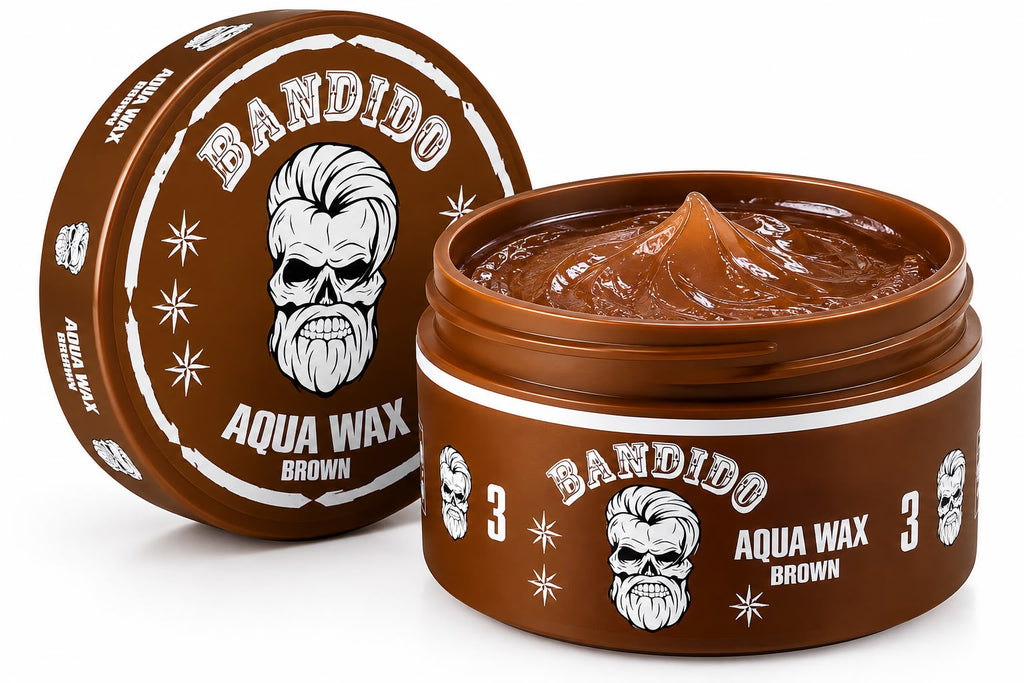 Bandido - Cera para el pelo (3 unidades), color marrón