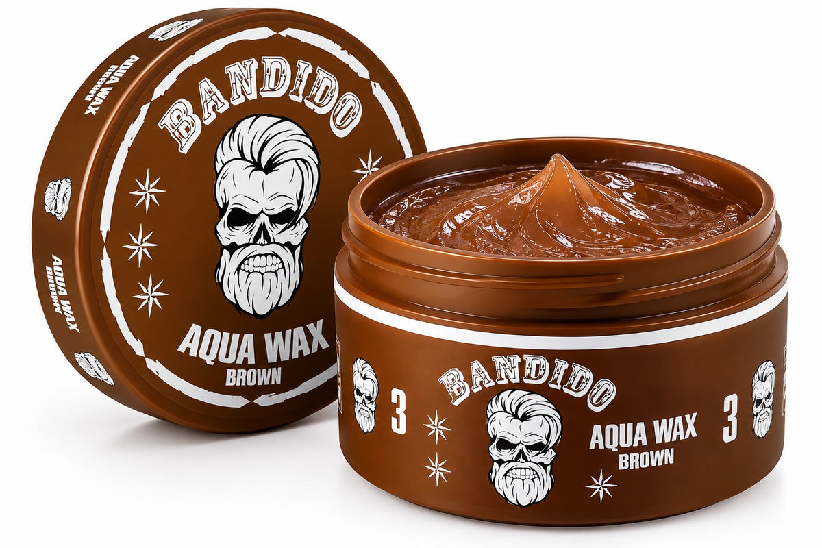 Bandido - Cera para el pelo (3 unidades), color marrón