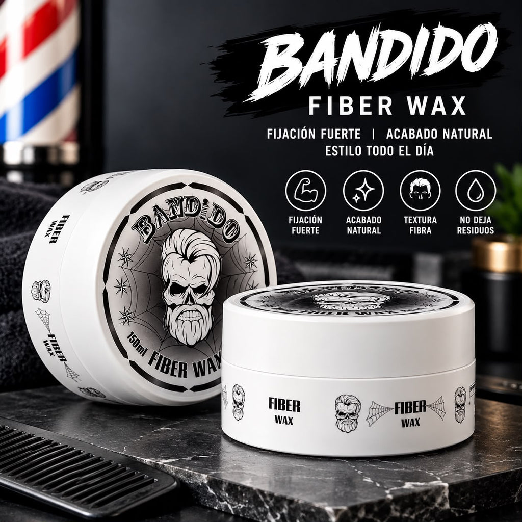 Bandido Fiber - Cera para el cabello para hombre, 150 ml